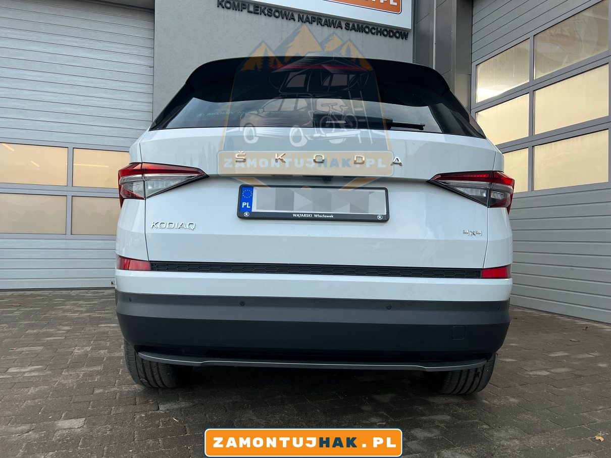 skoda kodiaq - zdjecie samochodu bez wpietej kuli haka niewidoczne wyciecie